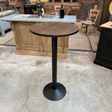 Pair of TON high stools and standing table