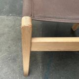 Swedish Mid-Century Safari Chair, 1960s, set of 3