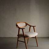 Scandinavian faux shearling chair | 1960s