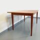 Vintage Scandinavian dining table from 50s 60s teak with extension
