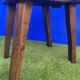 Paire de chaises rustiques en T, orme massif Aranjou,
