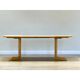 Table à manger en chêne double extensible danoise de Skovby, années 1960.