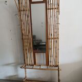 70s bamboo coat rack