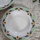 Set of 5 Maroussia Digoin Sarreguemines soup plates