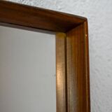 Scandinavian vintage teak mirror, 1950s