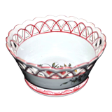 Openwork earthenware basket cup by Malicorne Emile Tessier