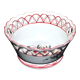 Openwork earthenware basket cup by Malicorne Emile Tessier