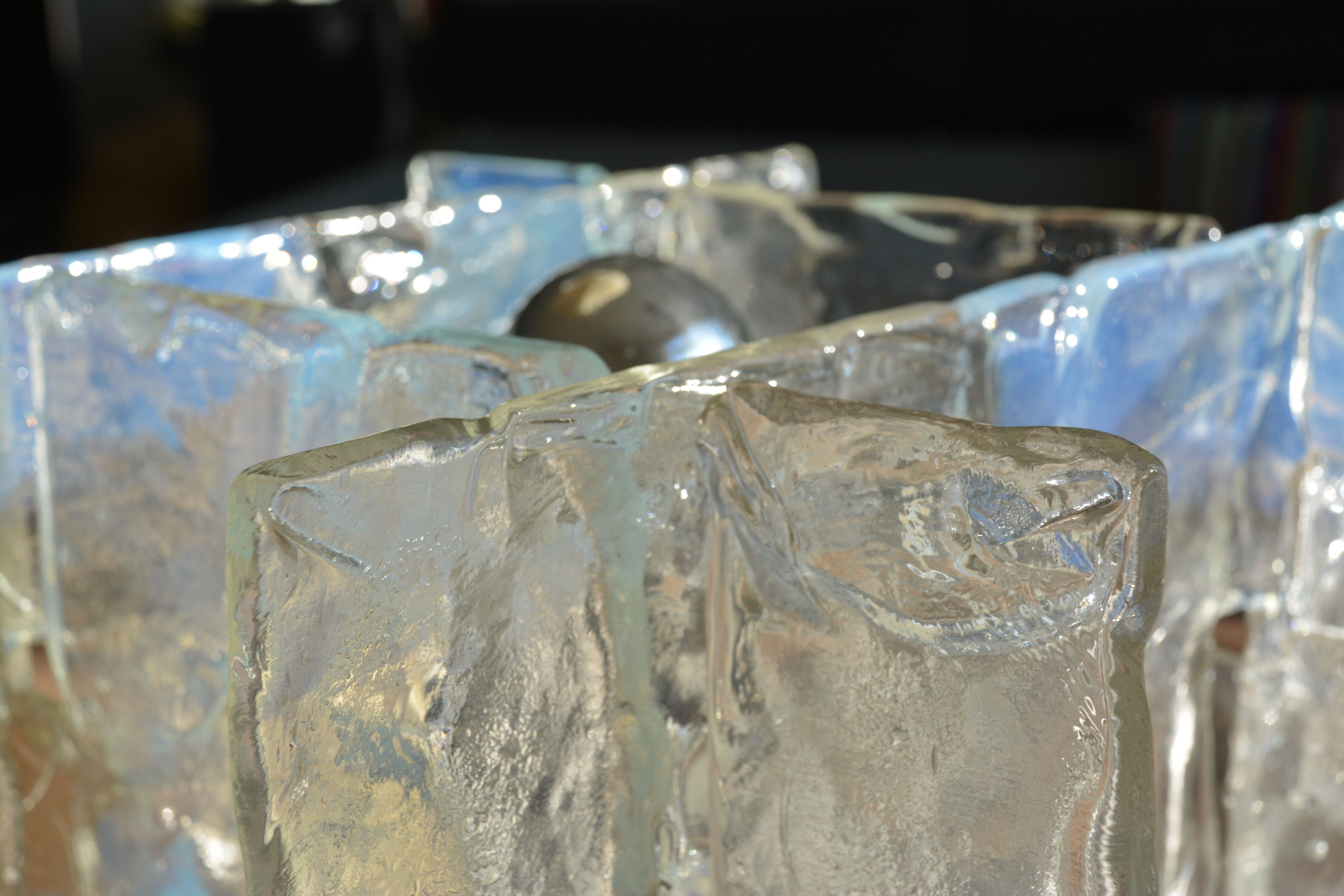 Illuminated glass sculpture by Carlo Nason 70s