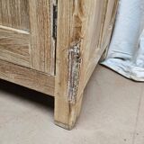 Natural Burmese teak sideboard