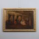 Ancient painting "The parlour of the nuns of San Zaccaria" 1800s