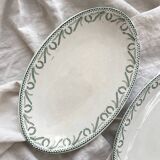 2 "Crown" ironstone bowls Boch Frères Keramis La Louvière