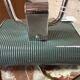 Vintage desk lamp – Art Deco style in chrome and green