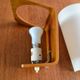 Louis Kalff NX 41 wall lamp opaline teak