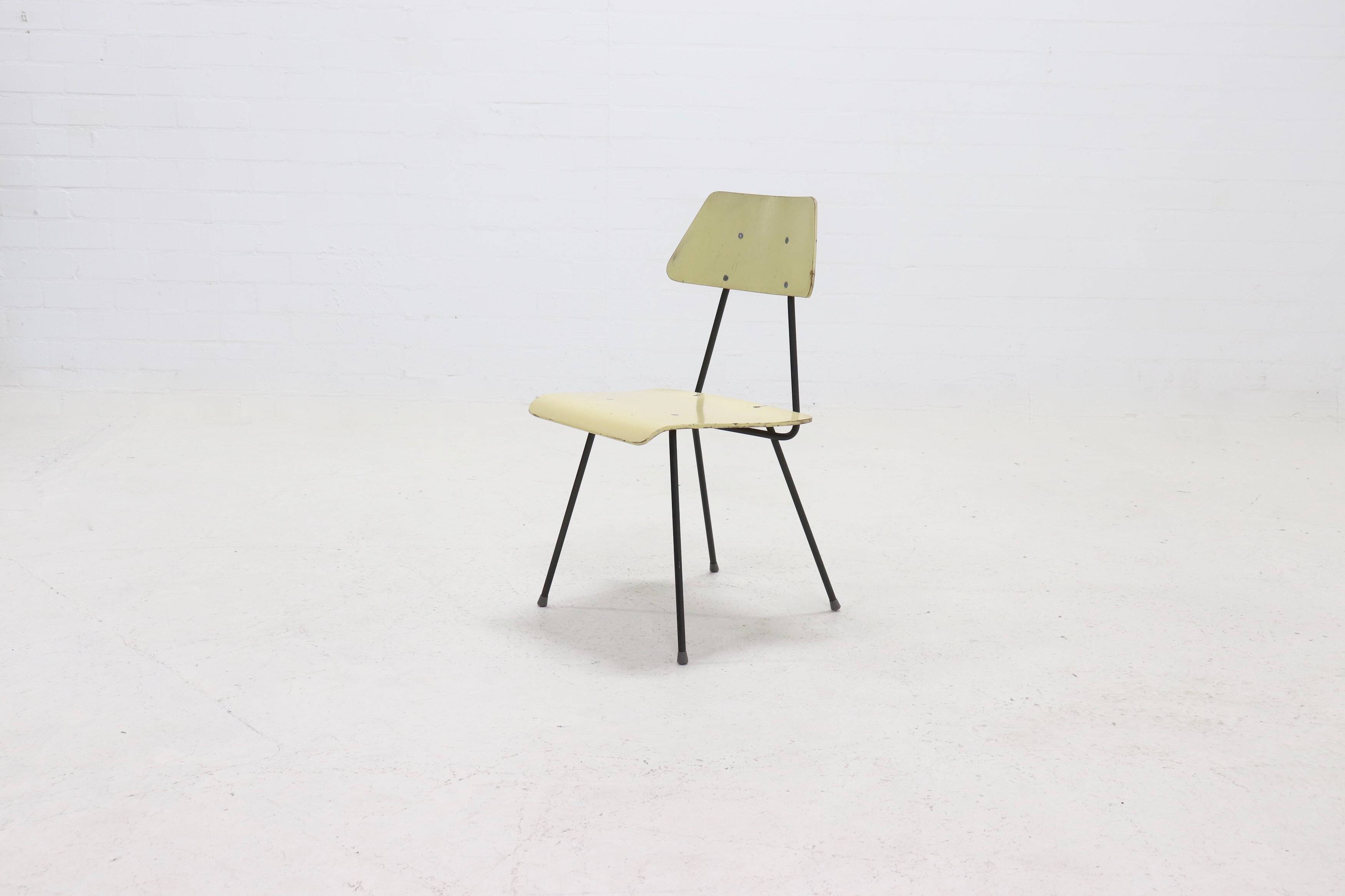 Rare Side Chair by Rob Parry for Dico Netherlands 1950s