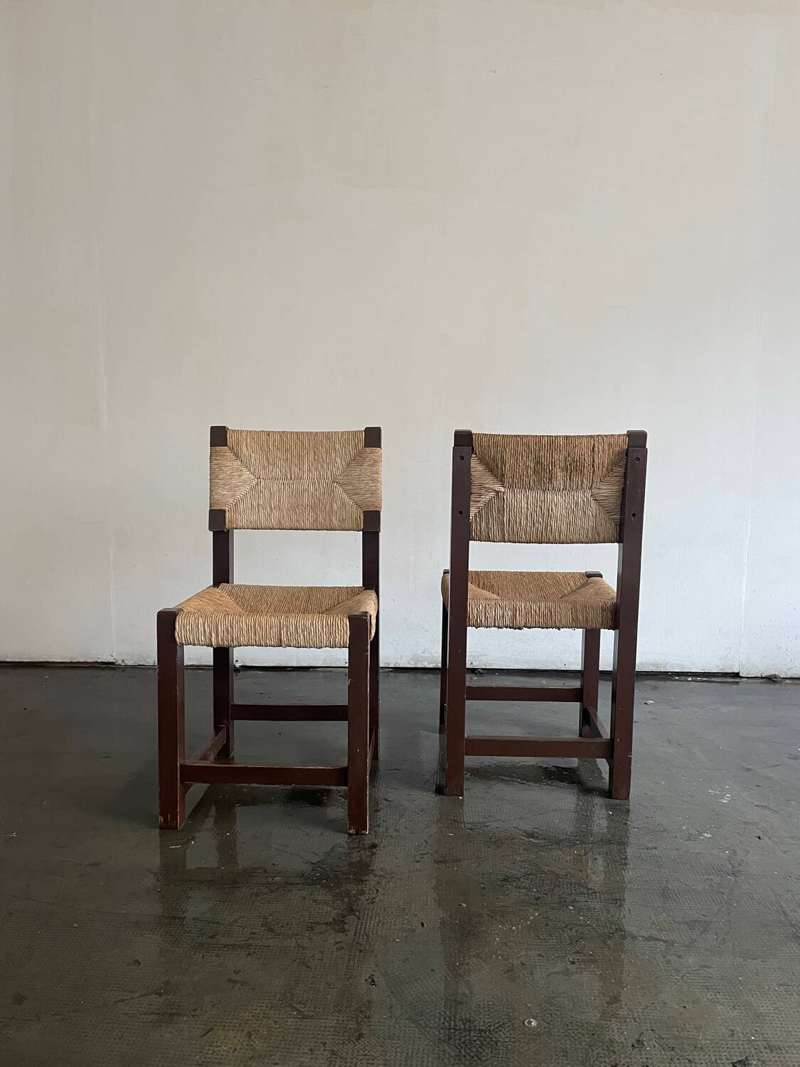 Ensemble de six chaises de salle à manger