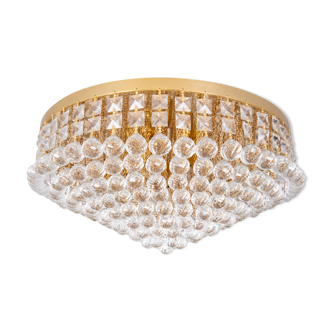 Lustre de boule de chrystal de Swarovski, années 70