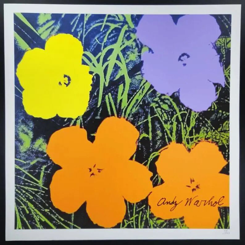 Lithographie d'Andy Warhol Édition Limitée par Cmoa. Après, COA