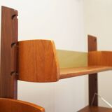 Teak system bookcase, Norwegian design, 1960s, production: Blindheim Mobelf