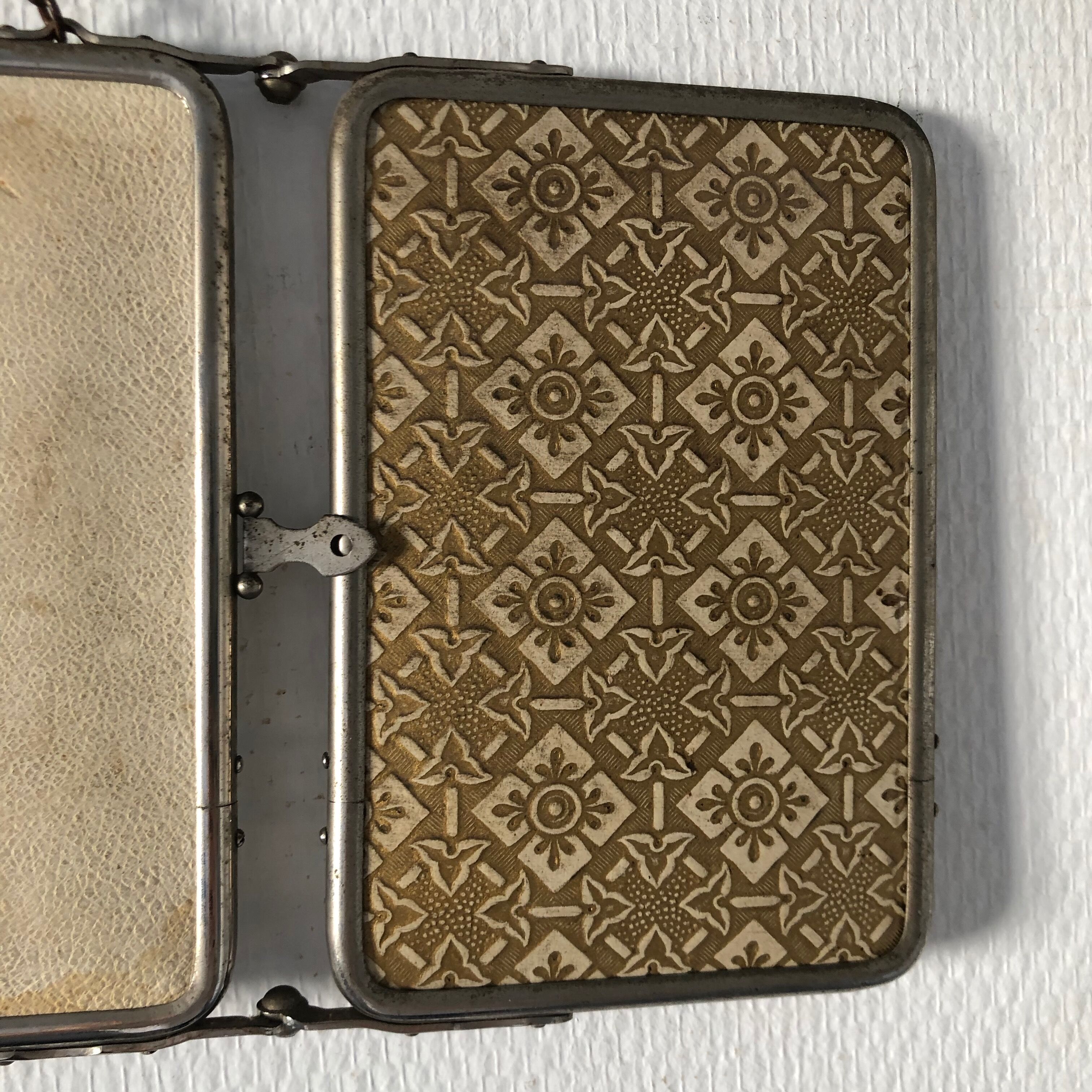 Barber vintage 1930 19x42cm triptych mirror