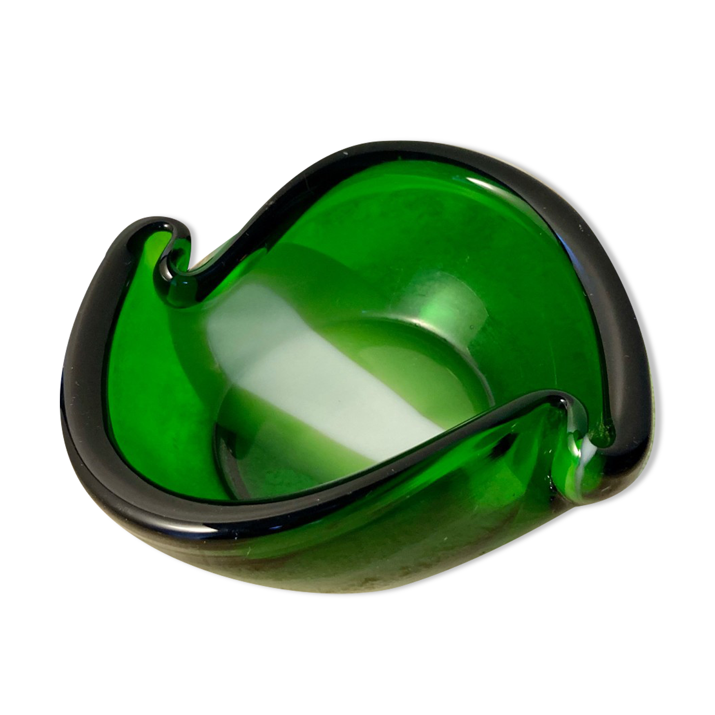 Cendrier en verre années 50/60
