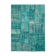 Handwoven Anatolian Contemporary 174 cm x 240 cm Turquoise Patchwork Carpet