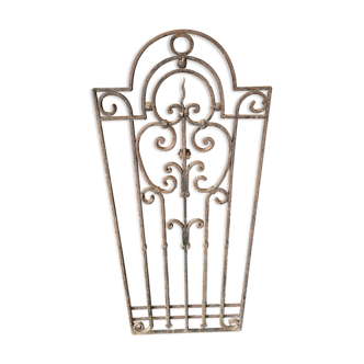 Wrought iron door grid