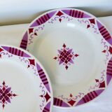 4 assiettes plates du Moulin des Loups et Hamage Madeleine 2106191