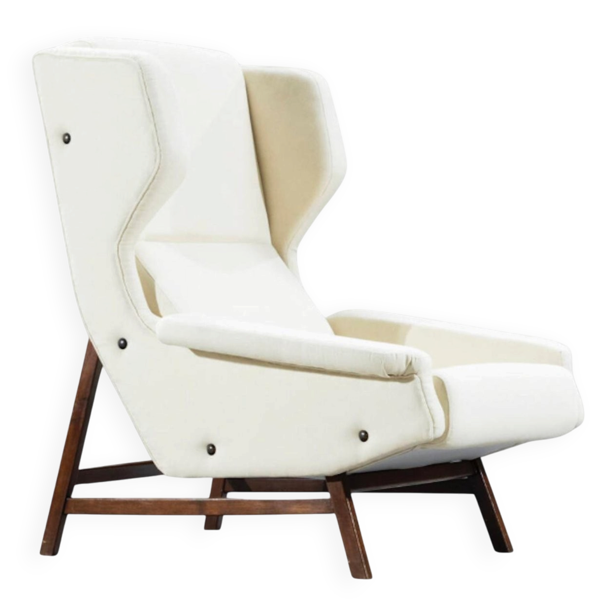 Wingback Chair attributed to Gianfranco Frattini for Cassina, 1959