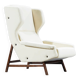 Wingback Chair attributed to Gianfranco Frattini for Cassina, 1959