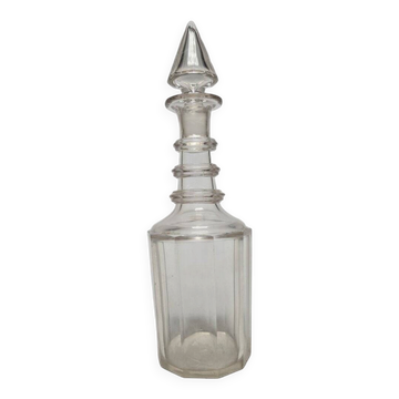 Biedermeier crystal carafe, Denmark, 1890s