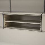 Large 606 wall unit by Dieter Rams for Vitsoe, 1960s Germany.