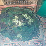 Stained glass lamp floral