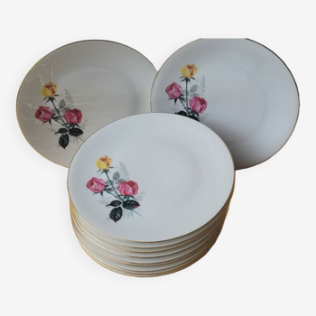 Assiettes plates 60's