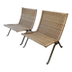 Paire de PK22 osier Fritz Hansen