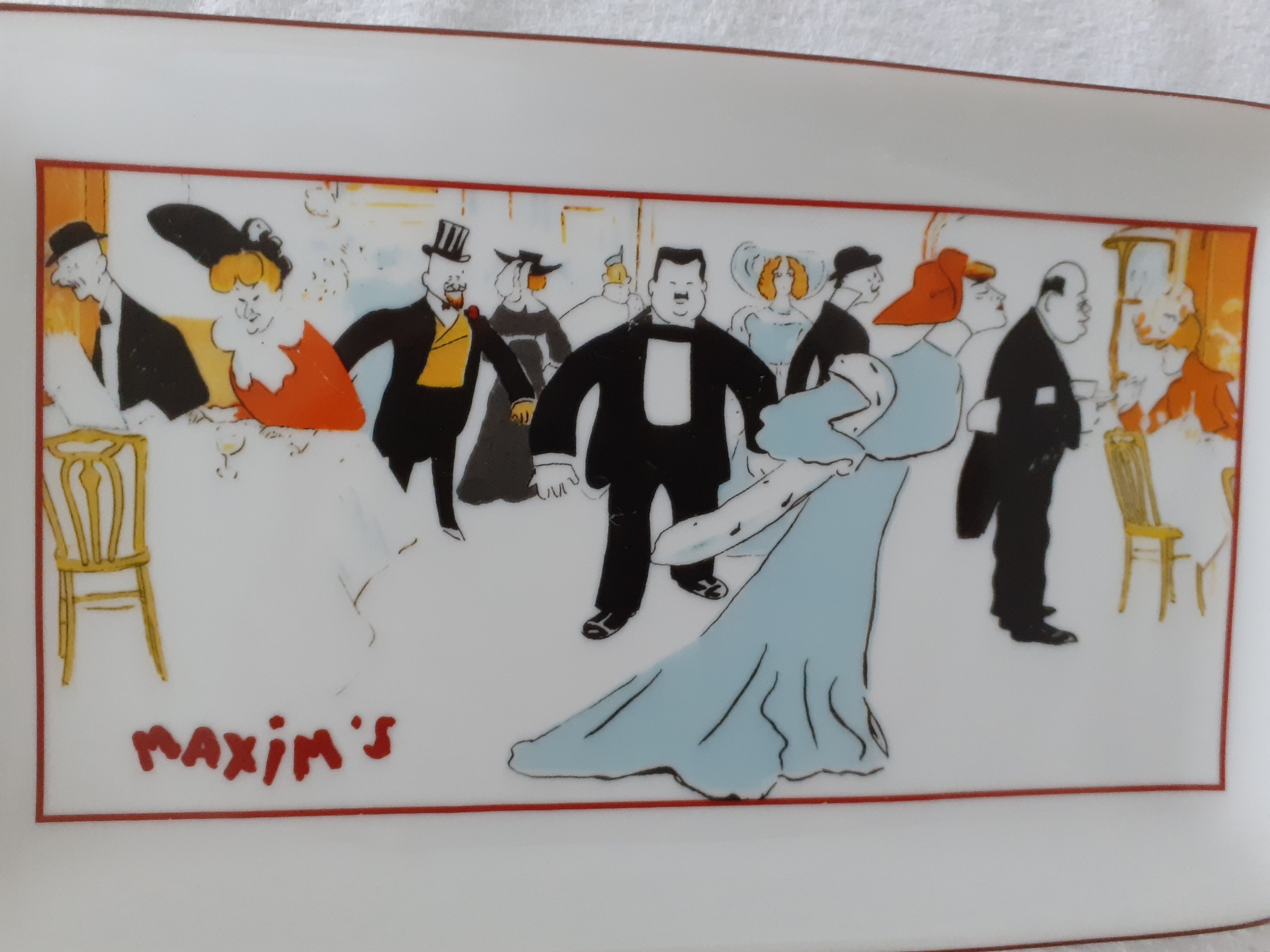 Rectangular cake dish maxim's from paris