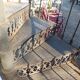 XXeme iron cast-iron staircase