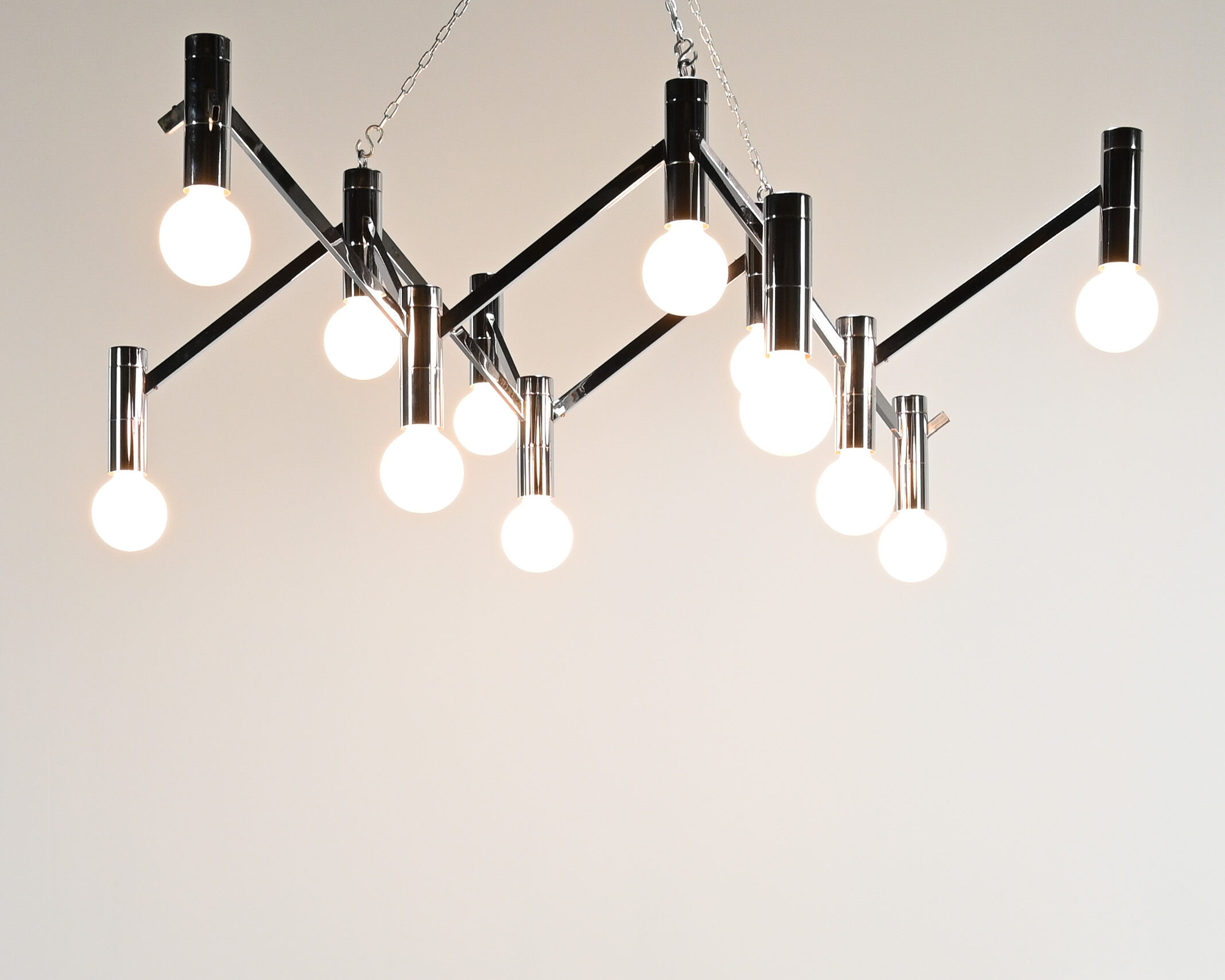 Vintage modular chandelier, c. 1970