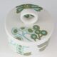 Porcelain box flowers Scarlett vintage