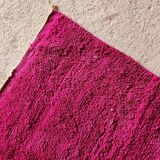 Tapis bérbere rose tissé en laine fait main traditionnelle 250cmx150cm