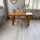 Farmhouse table, mountain furniture from the 50s