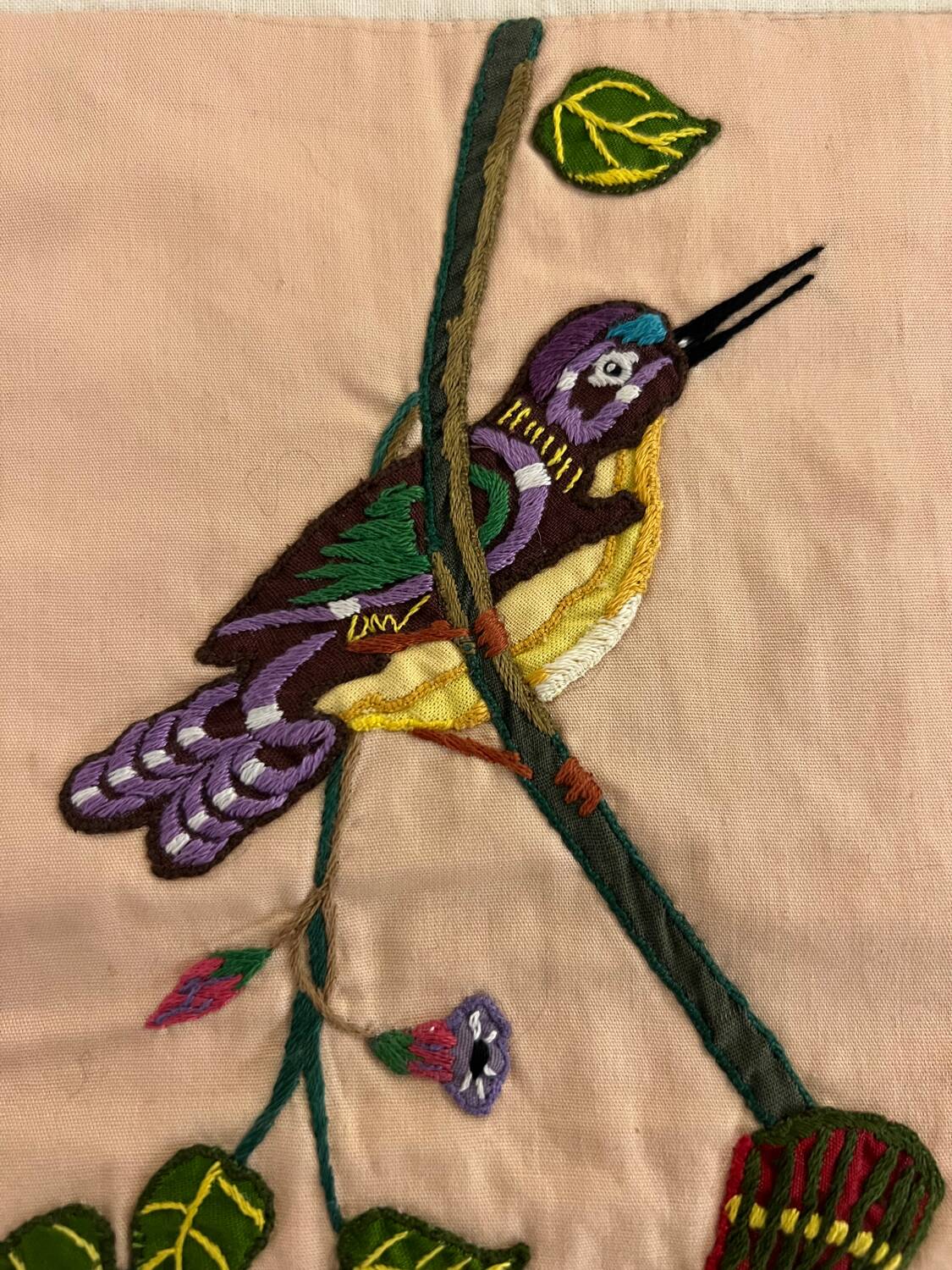 Vintage patchwork au fils d'indra 1970