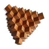 Press-paper wood carving