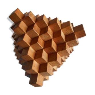 Press-paper wood carving