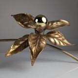 Wall lamp with three flowers by Willy Daro, Belgium, 1970s