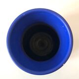 Blue ceramic vase