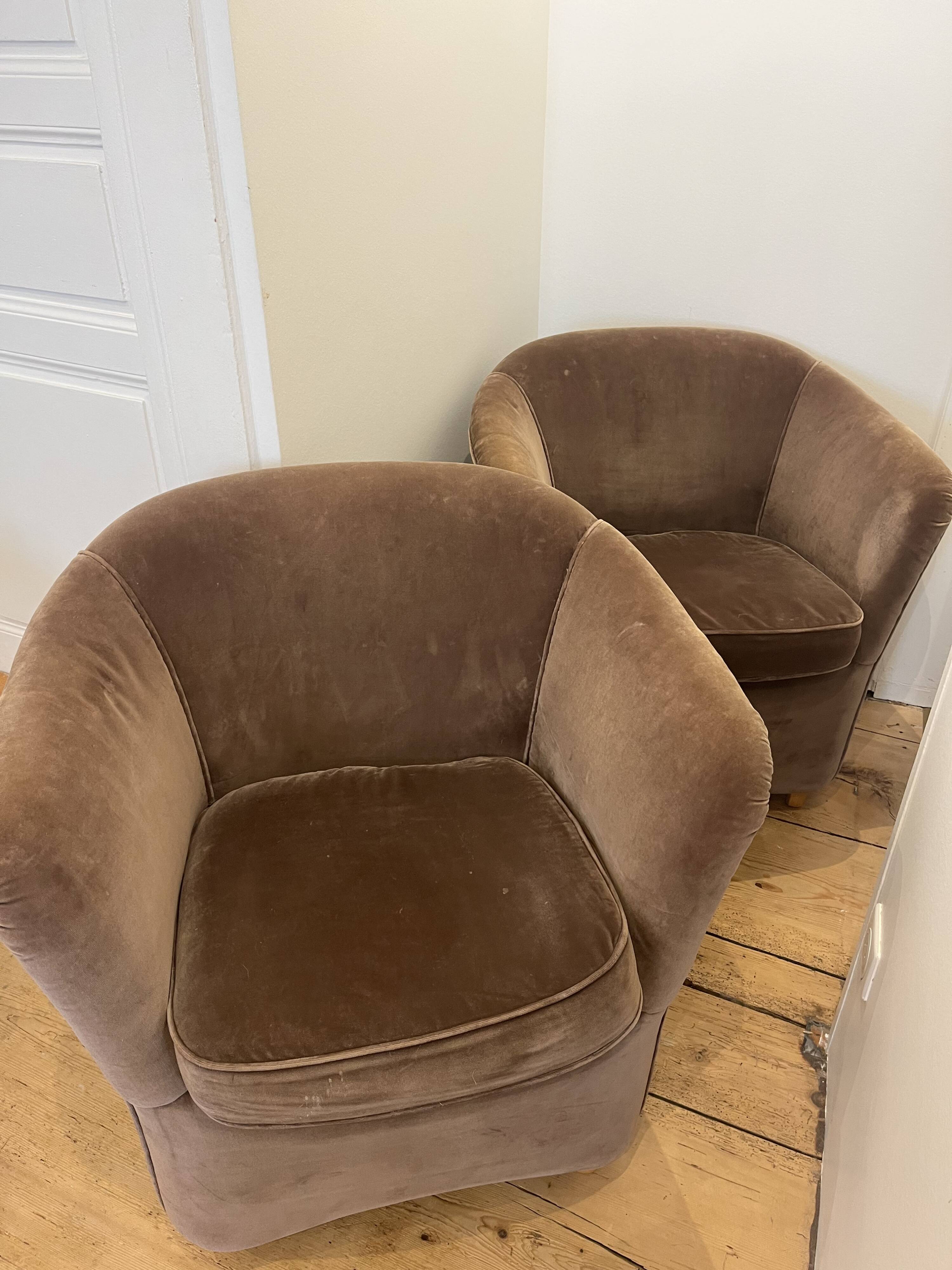 Pair of Swedish armchairs - Dux