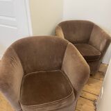 Paire de fauteuils suédois Dux