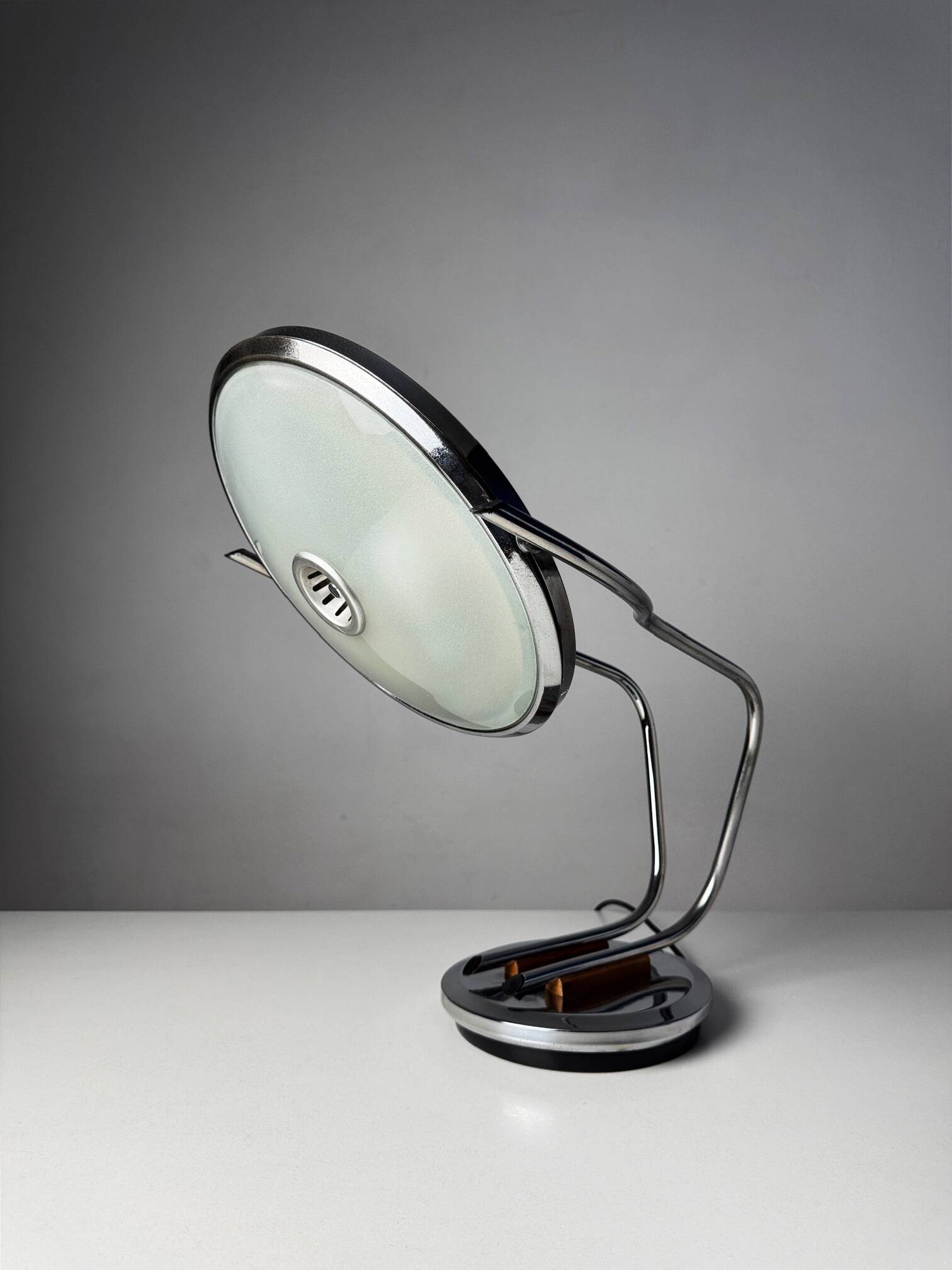 Lampe de bureau vintage Teio – Design argentin de l'ère spatiale (années 1970)