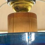 Lampe de table en verre, suède 1960's