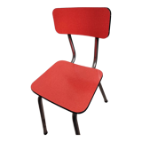 Chair in pink red formica 1960